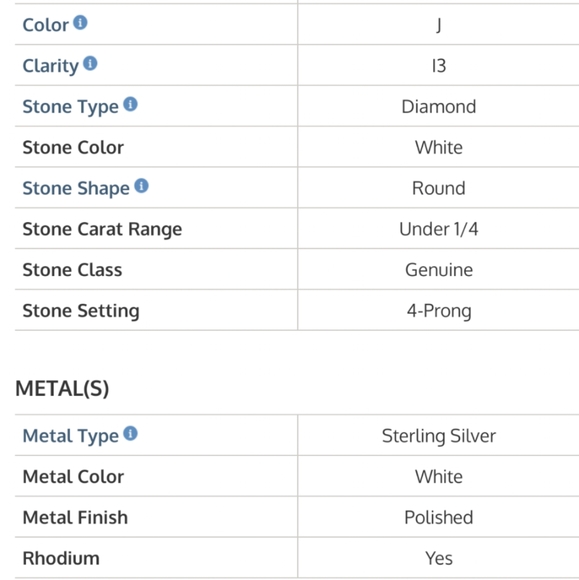 Diamond accent double heart pendant - Picture 4 of 5
